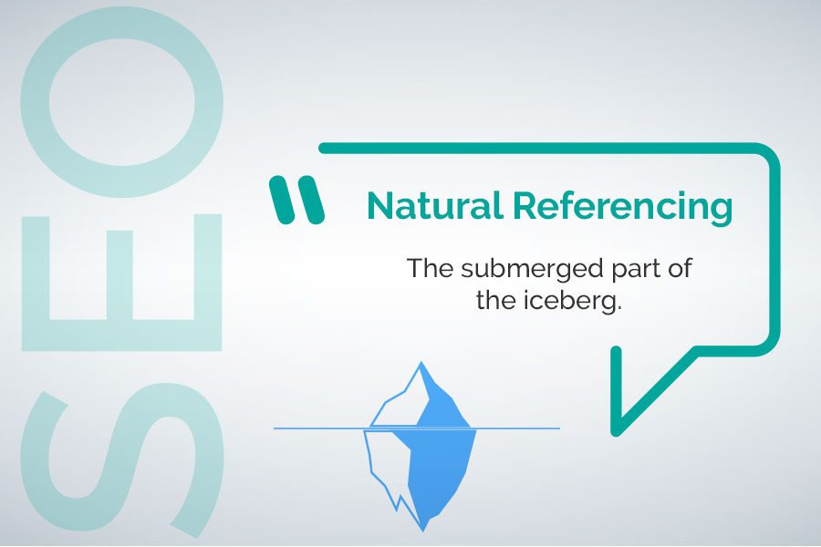 SEO: the submerged part of the iceberg.