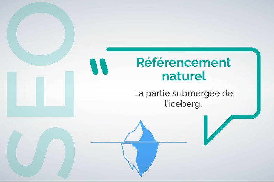 Référencement : la partie immergée de l’iceberg.